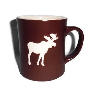 Starbucks Brown Moose Mug Bone China 2009